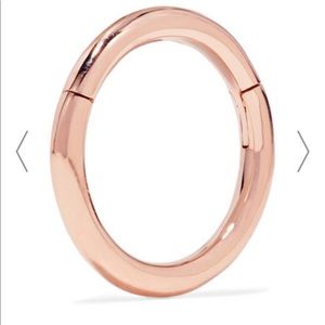 Maria tash 6.5mm 1/4” single 14k rose hoop 18g